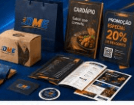 Materiais impressos da DME — imagem provisória da referência.